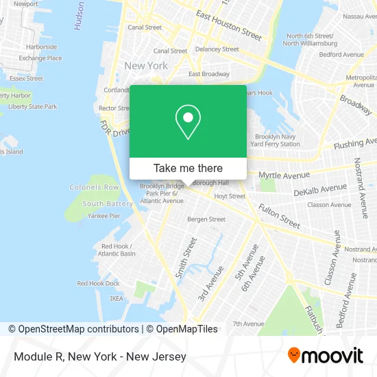 Module R map