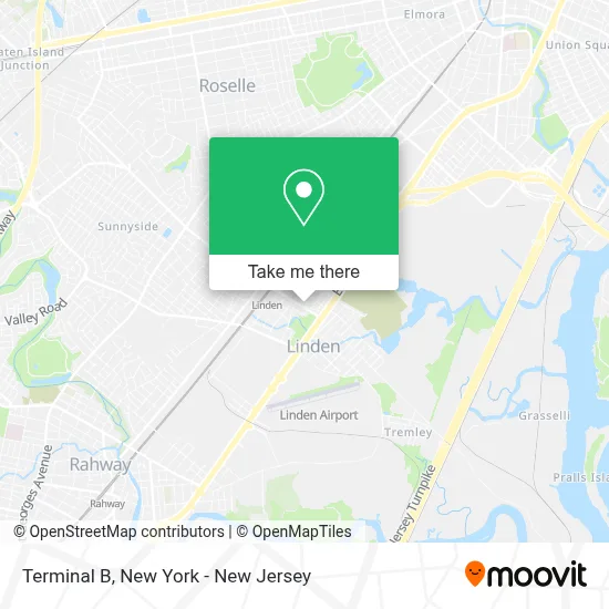 Terminal B map