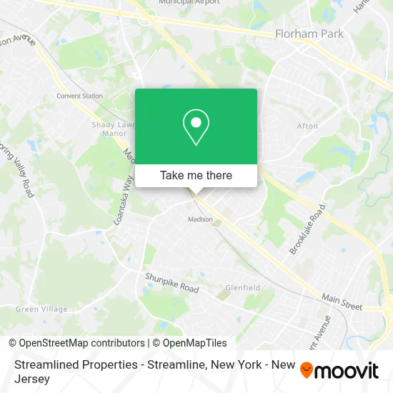 Streamlined Properties - Streamline map