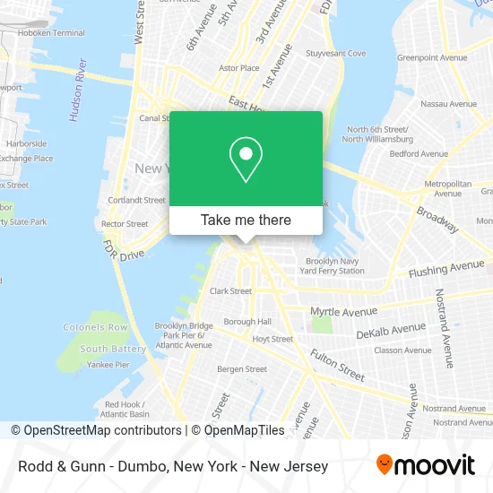 Rodd & Gunn - Dumbo map