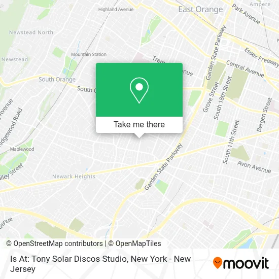 Is At: Tony Solar Discos Studio map