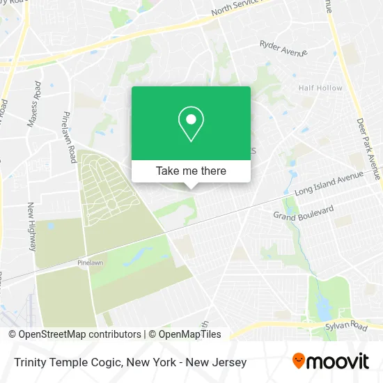 Trinity Temple Cogic map