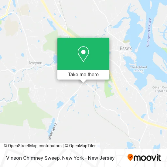Vinson Chimney Sweep map
