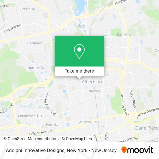 Adelphi Innovative Designs map