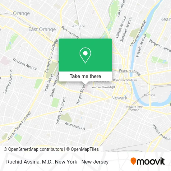 Rachid Assina, M.D. map