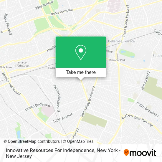 Innovative Resources For Independence map