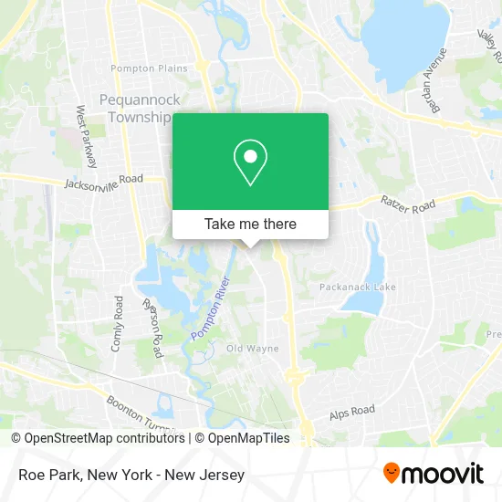 Roe Park map