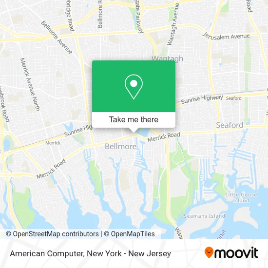 American Computer map