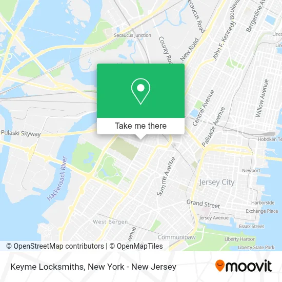 Keyme Locksmiths map