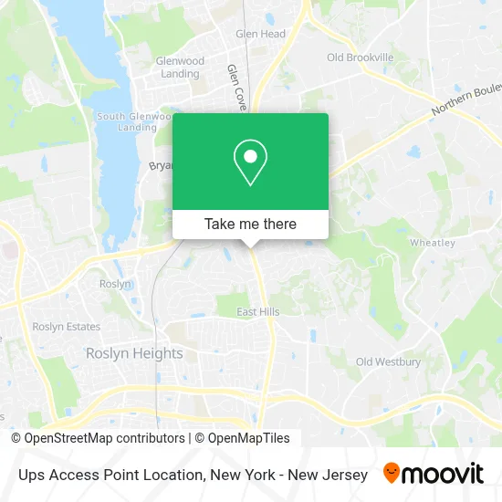 Ups Access Point Location map