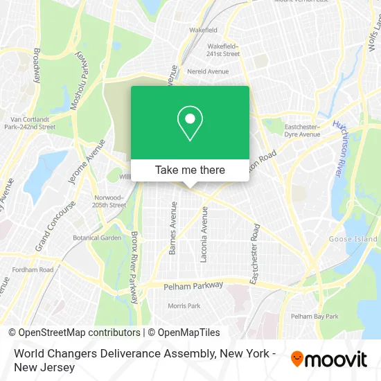 World Changers Deliverance Assembly map