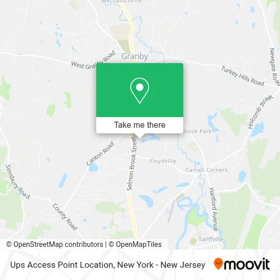 Ups Access Point Location map