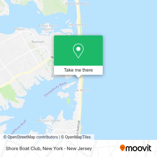 Shore Boat Club map