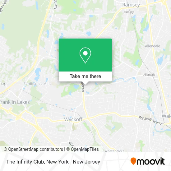 The Infinity Club map