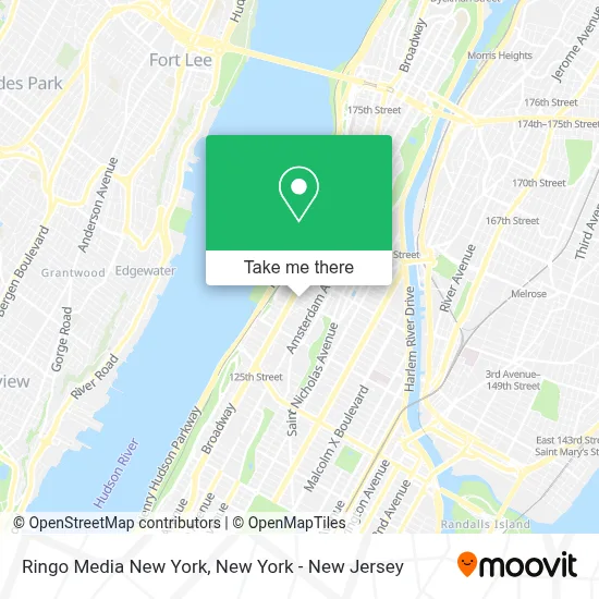 Ringo Media New York map