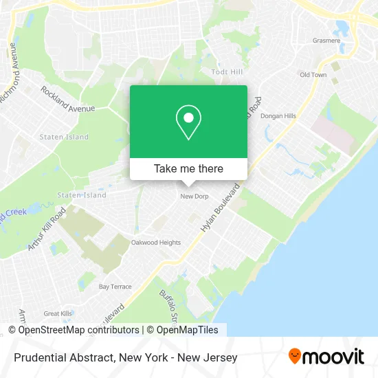 Prudential Abstract map