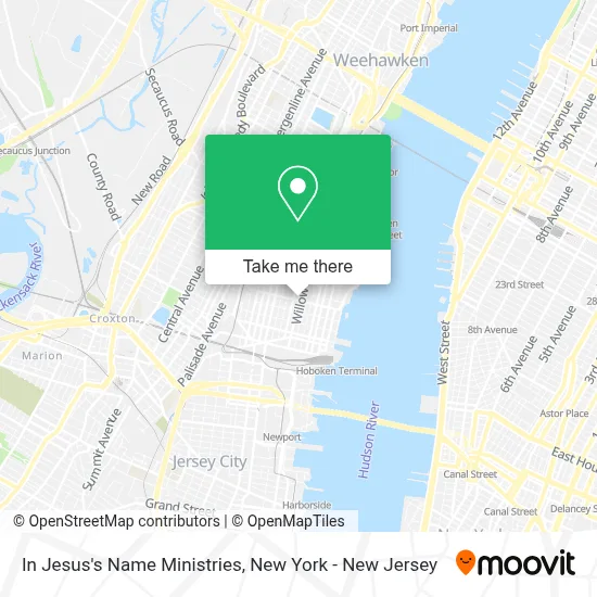 In Jesus's Name Ministries map