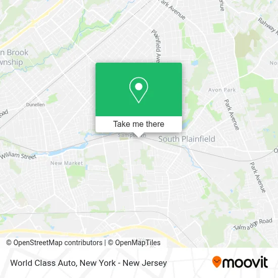 World Class Auto map