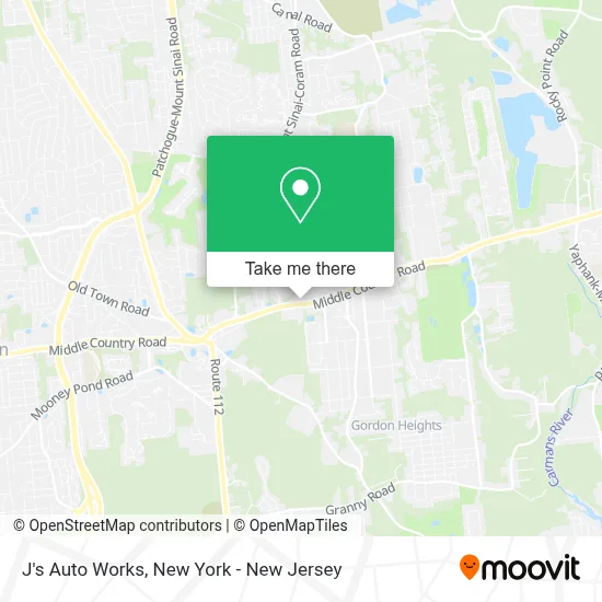 J's Auto Works map