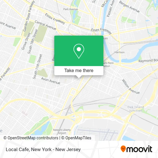 Local Cafe map
