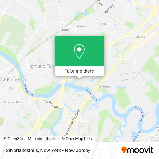 Silverlakesinks map