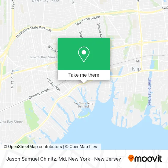 Jason Samuel Chinitz, Md map