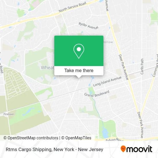 Rtms Cargo Shipping map