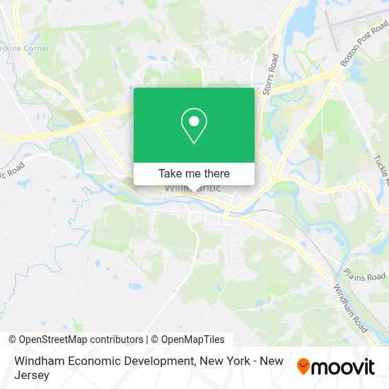 Windham Economic Development map