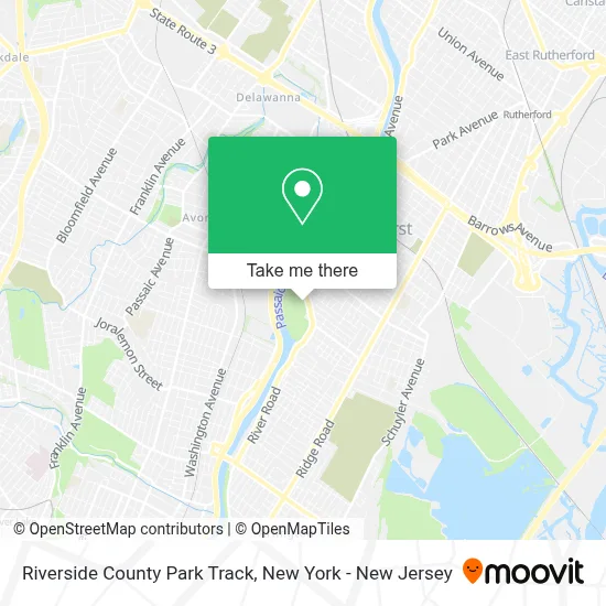 Riverside County Park Track map
