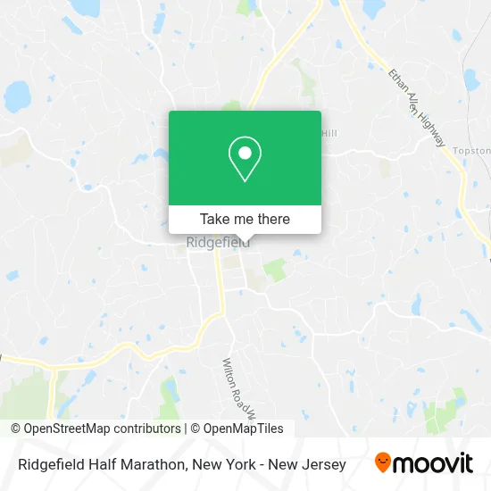 Ridgefield Half Marathon map
