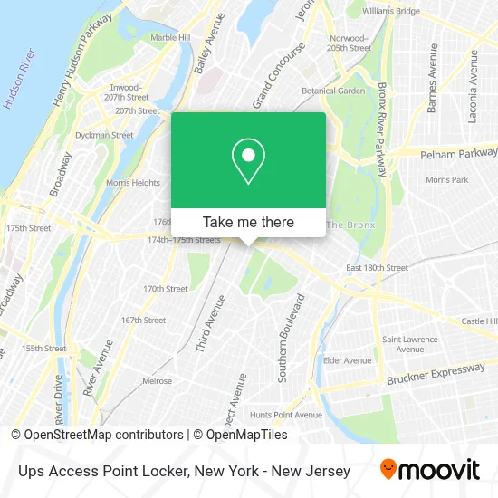 Ups Access Point Locker map