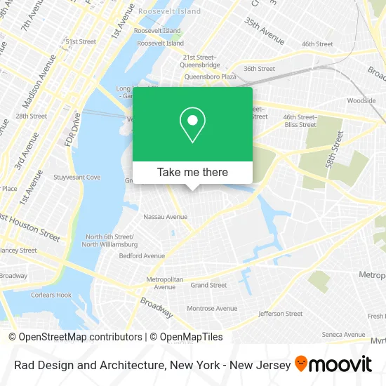 Rad Design and Architecture map