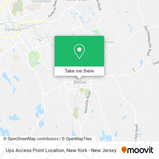 Ups Access Point Location map
