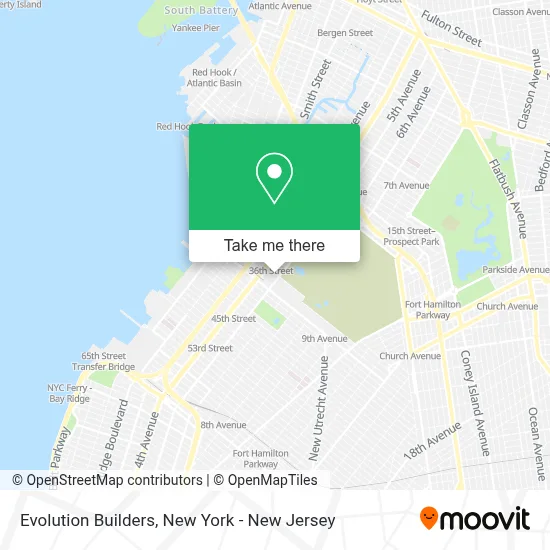 Evolution Builders map