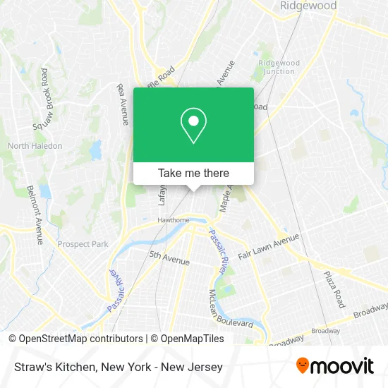 Straw's Kitchen map