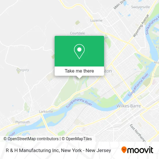 R & H Manufacturing Inc map