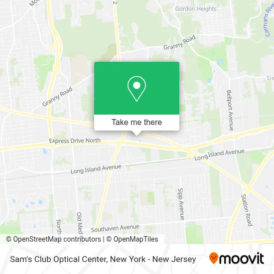 Sam's Club Optical Center map