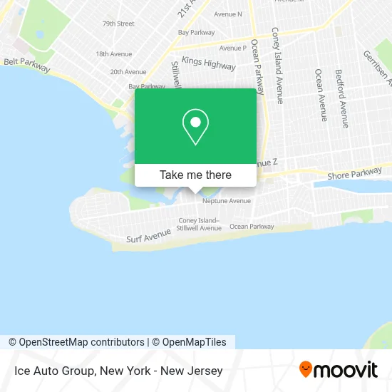 Ice Auto Group map