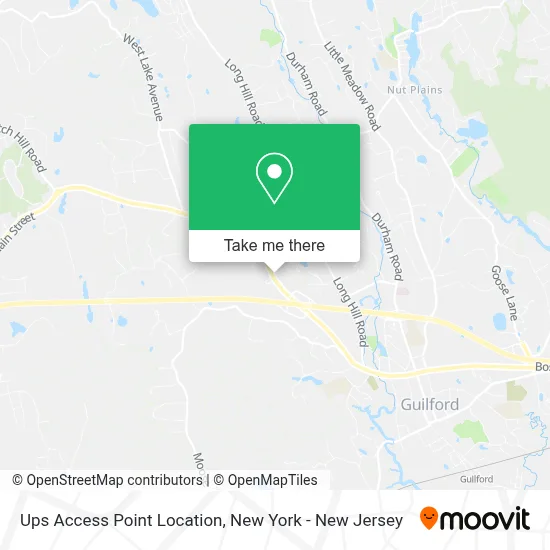 Ups Access Point Location map