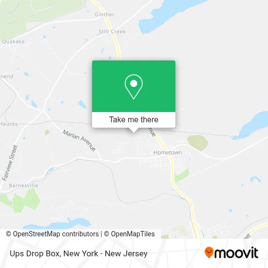 Ups Drop Box map