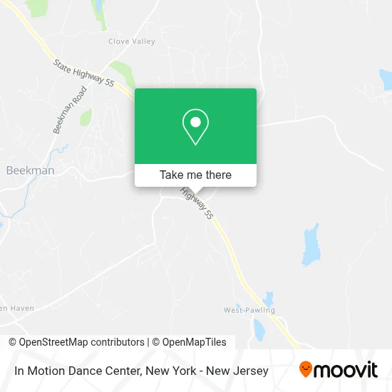 In Motion Dance Center map