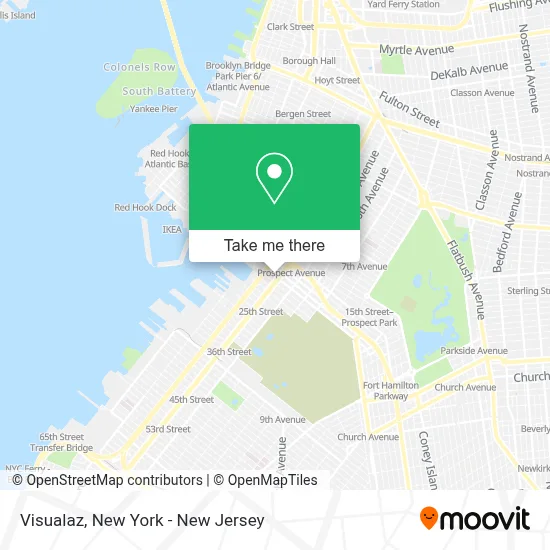 Visualaz map
