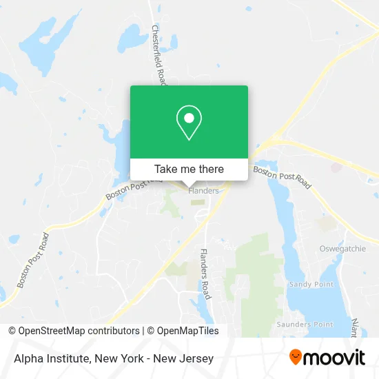 Alpha Institute map