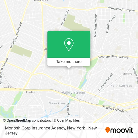 Monosh Corp Insurance Agency map