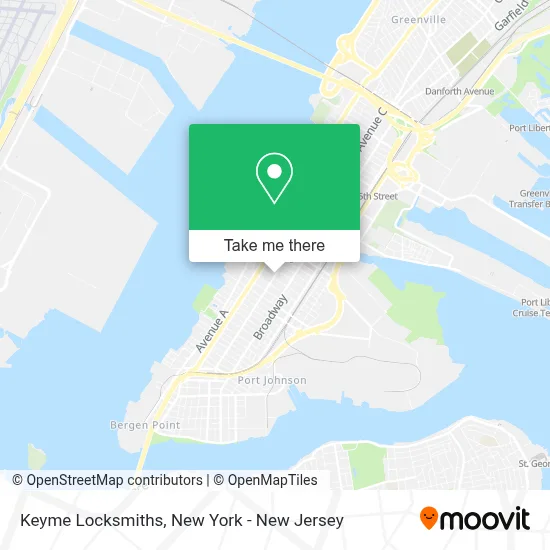 Keyme Locksmiths map