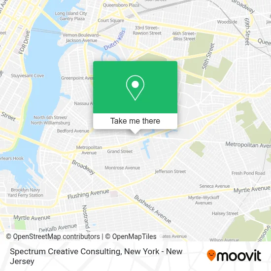 Spectrum Creative Consulting map
