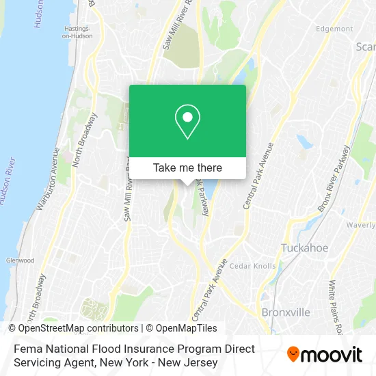 Fema National Flood Insurance Program Direct Servicing Agent map