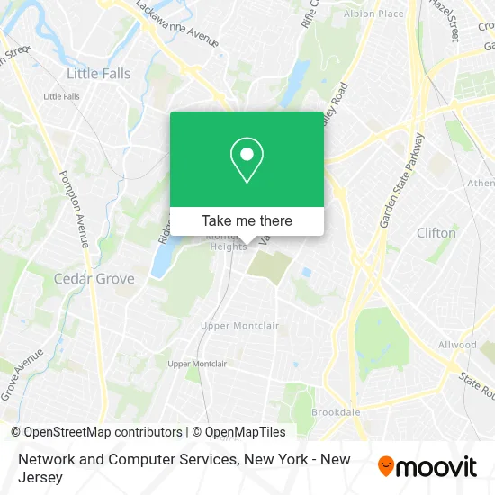 Network and Computer Services map