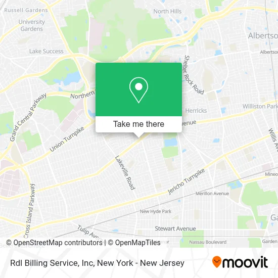 Rdl Billing Service, Inc map