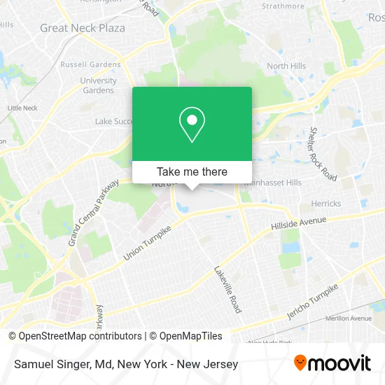 Samuel Singer, Md map